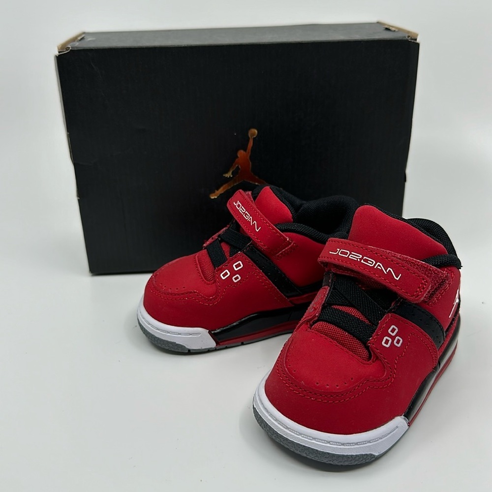 Red Jordan Shoes Size 4C